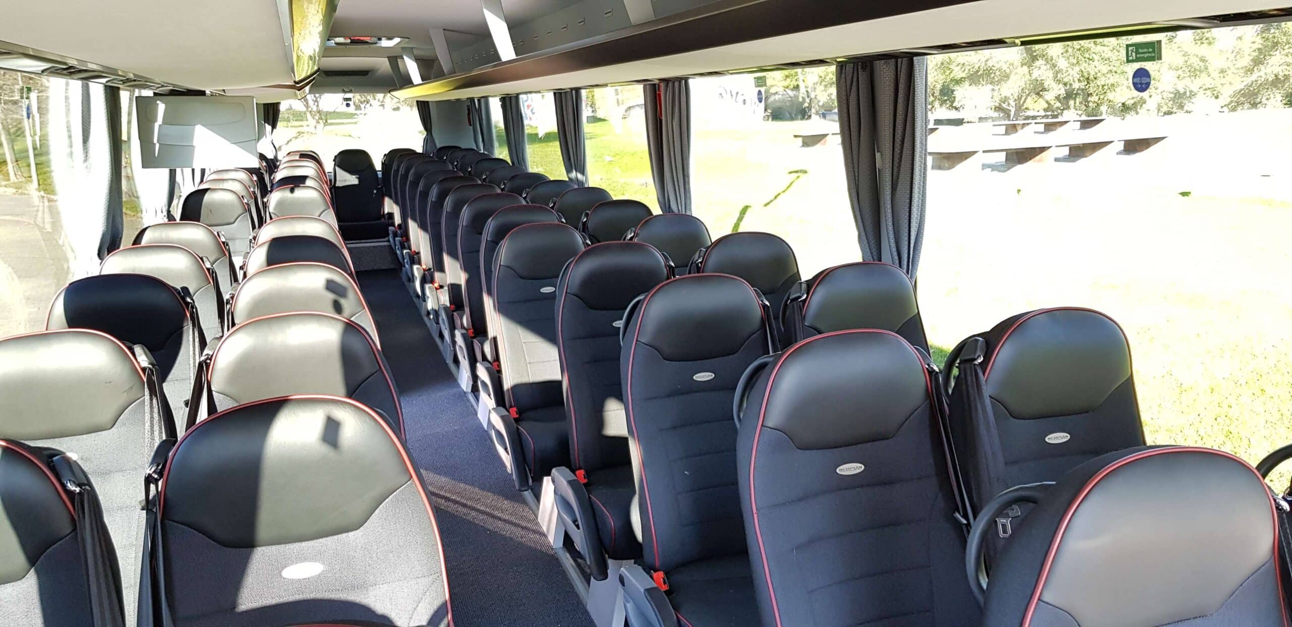 bus 53 seats interior